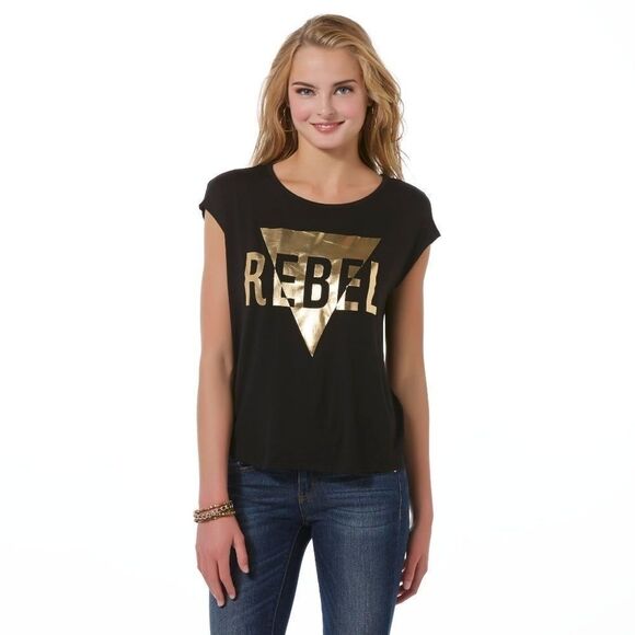 NWT Bongo Junior's Rebel Graphic Muscle Shirt - Picture 1 of 5